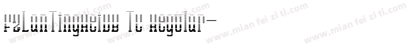 FZLanTingHeiDB TC Regular字体转换